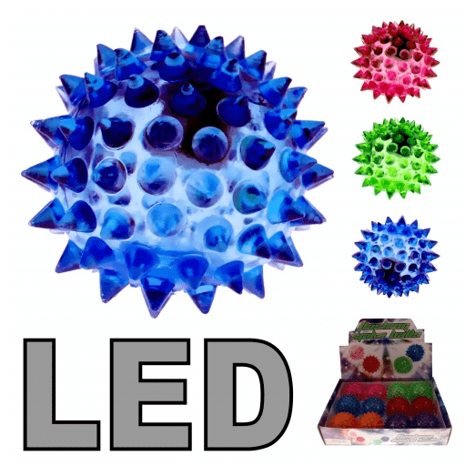 Spike bal met licht LED